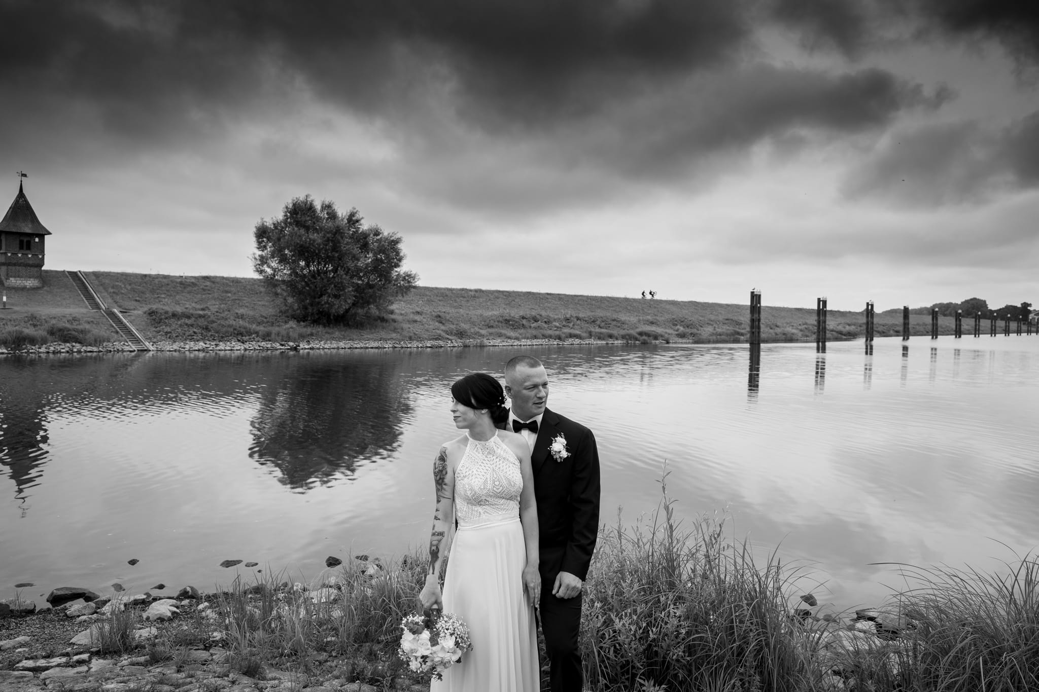 Fotoabzug eines Hochzeitspaares